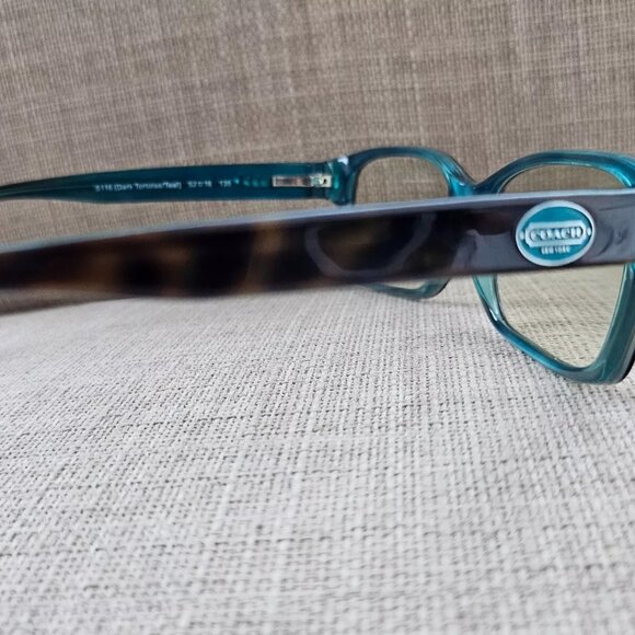 Coach Women Eyeglasses/Glasses Dark Tortoise/Teal 52[]16 135 HC6040 main image 9